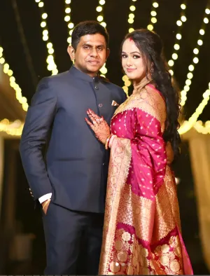 ANKUR DAS IAS With His Wife