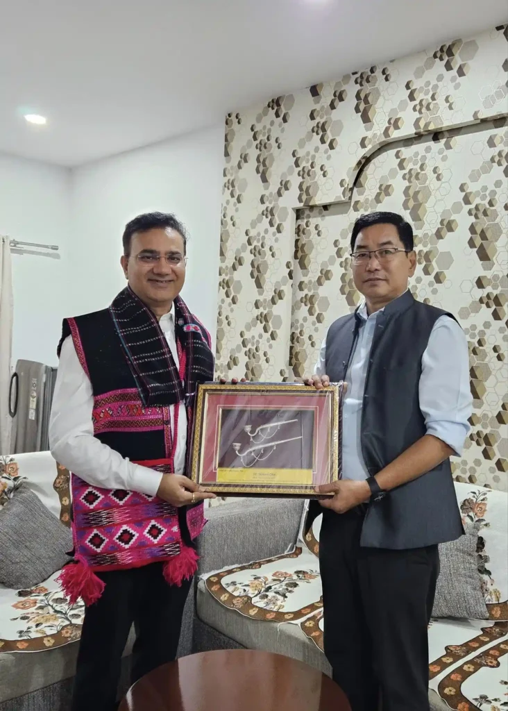 Brij Mohan Mishra IAS With Dr Mohesh Chai.