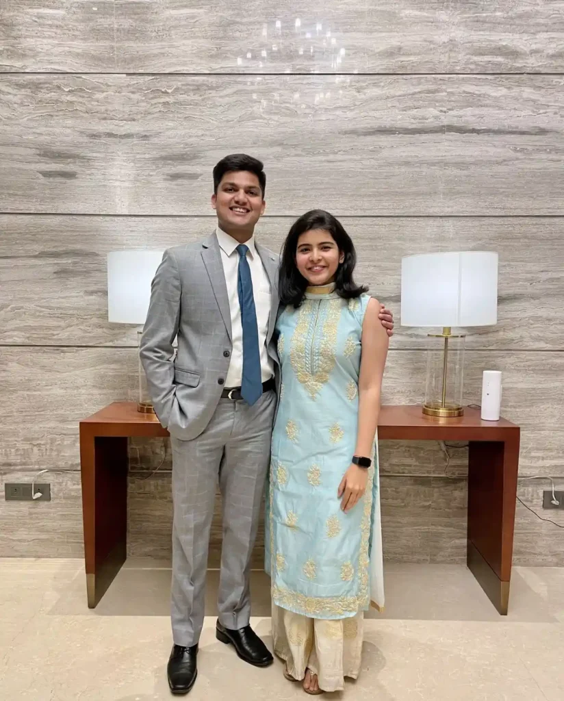 Prateek Jain IAS With His Wife Akshita Agarwal