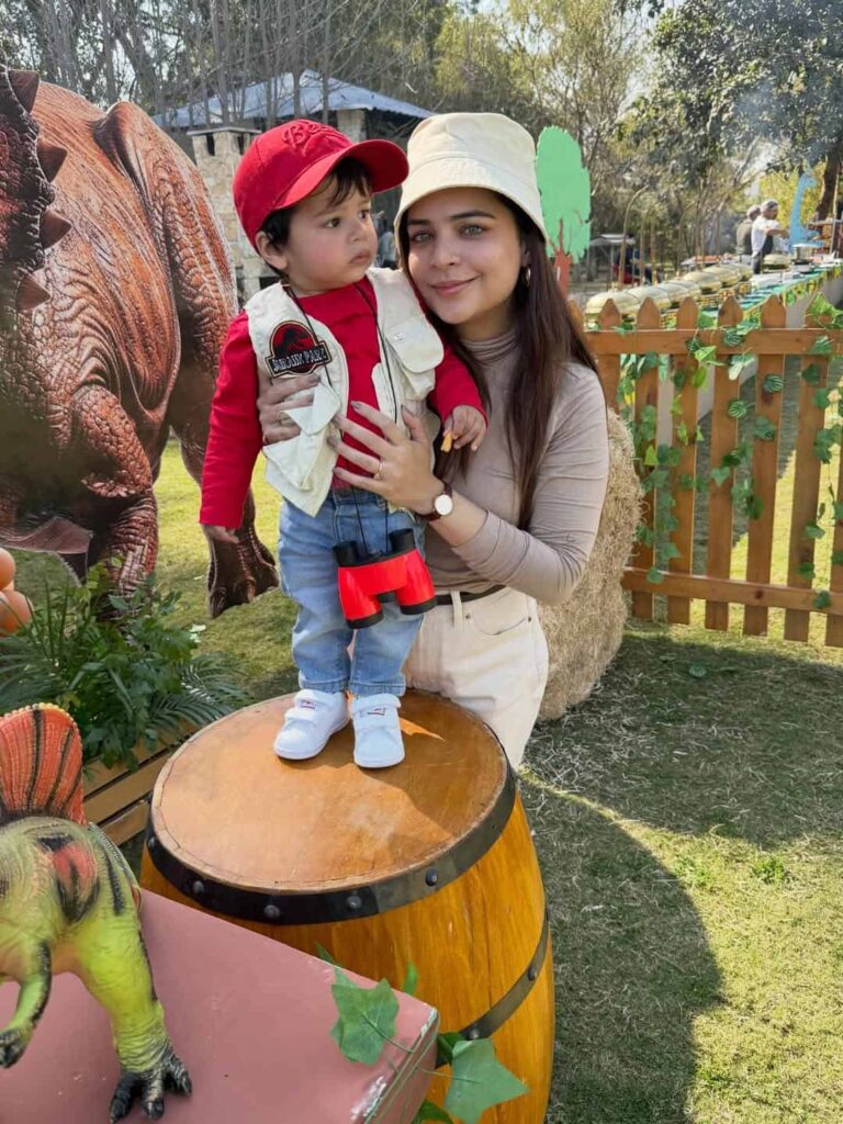 Saloni Khanna IAS with Her Son Abeer