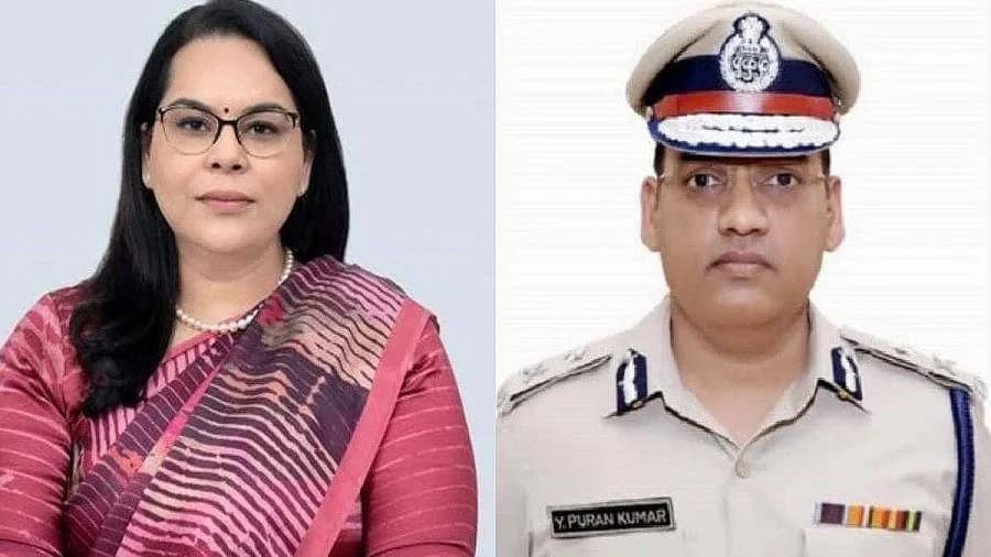 Y Puran Kumar IPS Wife