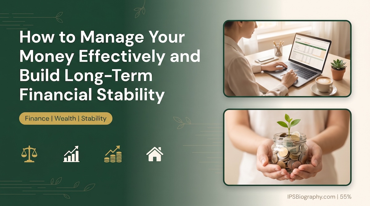 How to Manage Your Money Effectively and Build Long-Term Financial Stability